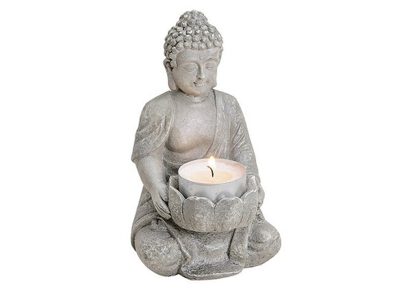 Buddha mit Teelichthalter