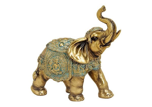 indischer Elefant mit Buddha Verzierung klein